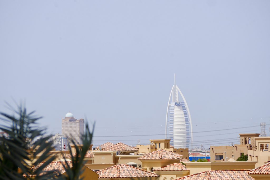 Tormenta de arena en Dubai