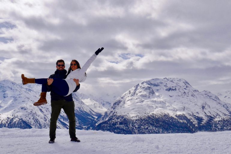 El mejor invierno en St. Moritz, Suiza.